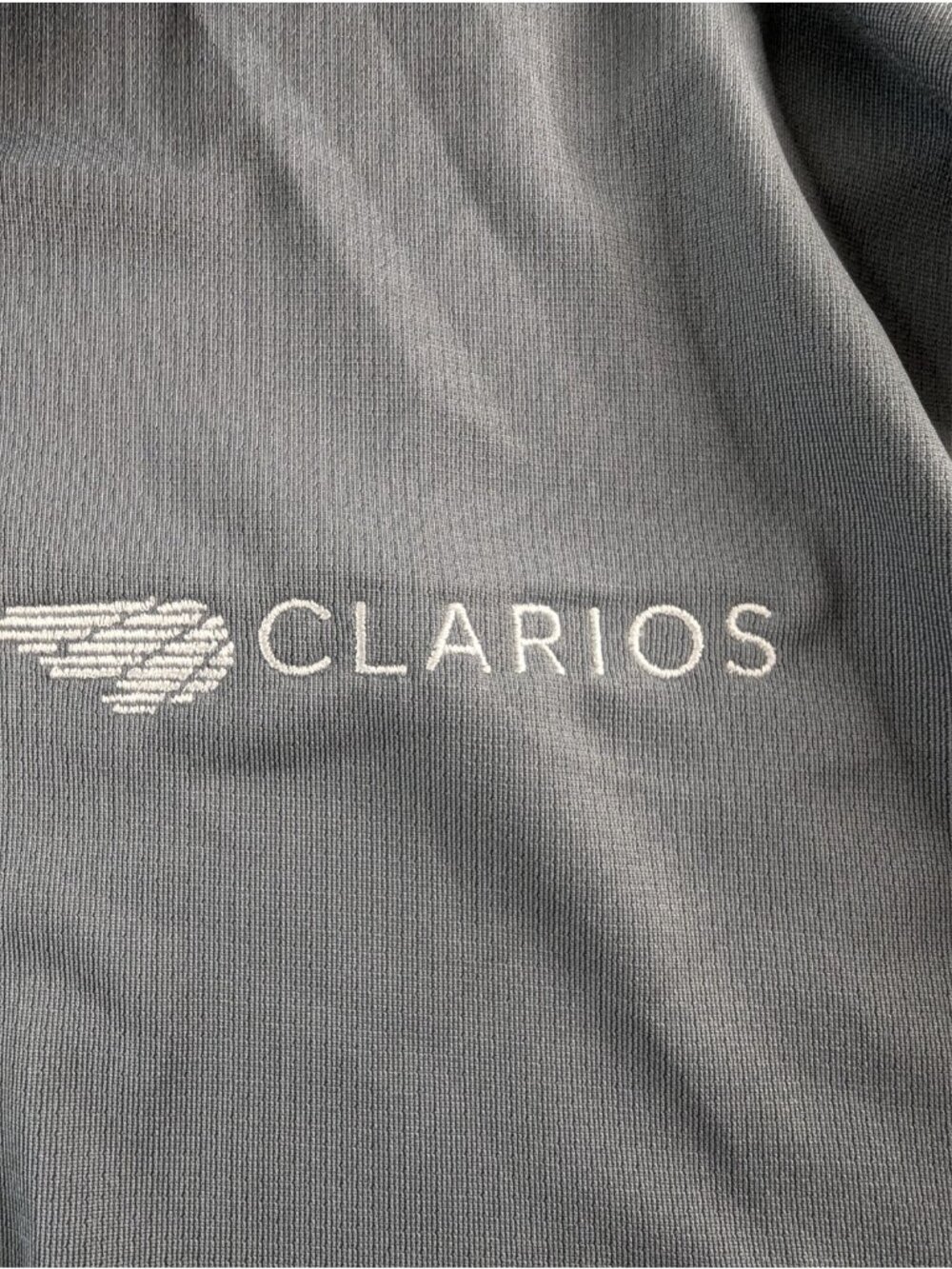 Nike Dri-FIT Men's 2XL Golf Polo Shirt Vertical Mesh w Clarios Logo 637167-065 - Picture 5 of 9
